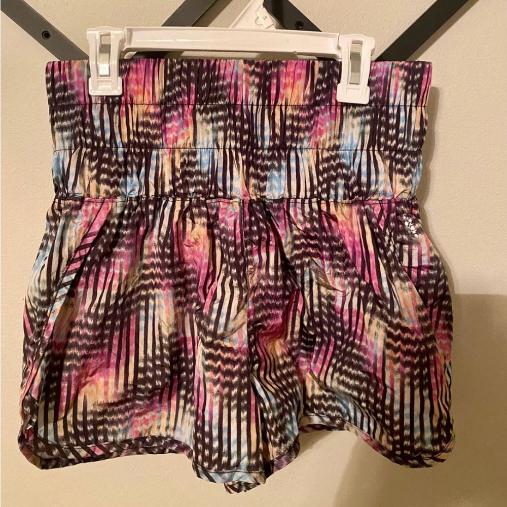 High Waist Multicolor Women's Shorts